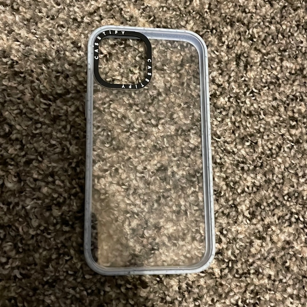 Casetify transparent iPhone 12 Pro Max case